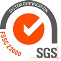 Certificate for Food Safety Management Standard
FSSC 22000:2018