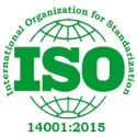 Certificate for Environmental Management System
ISO 2015:14001