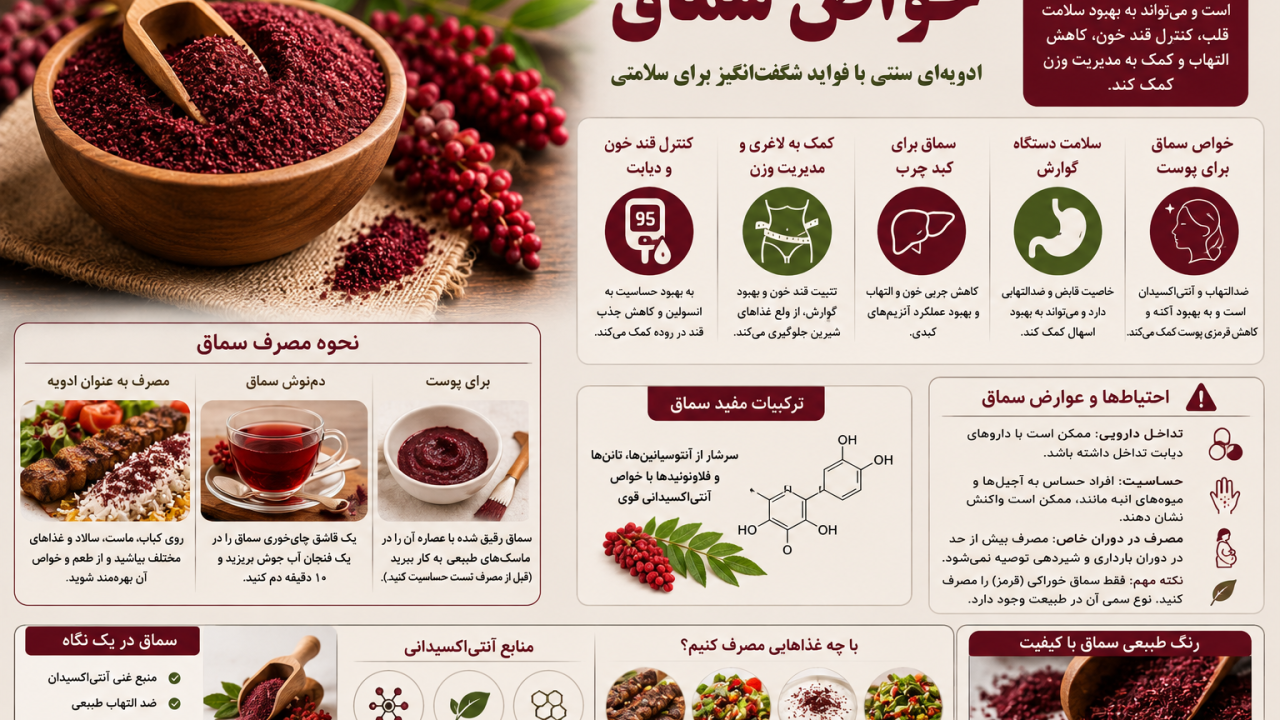 Properties of Sumac and Its Ef