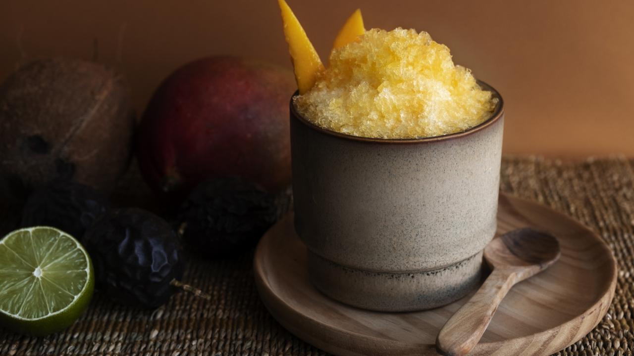 طرز تهیه یخ در بهشت خربزه و گر