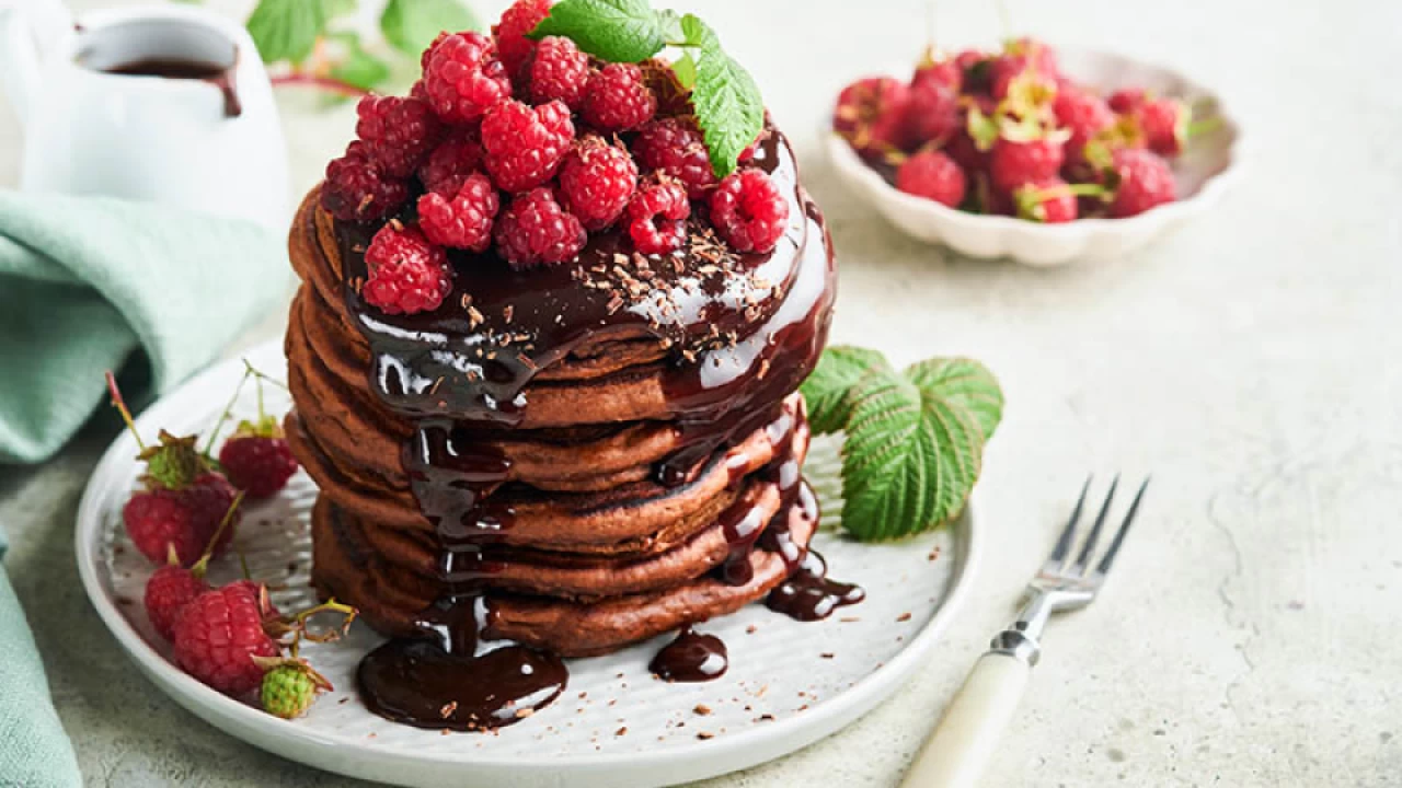 طرز تهیه پنکیک شکلاتی: یک راهن
