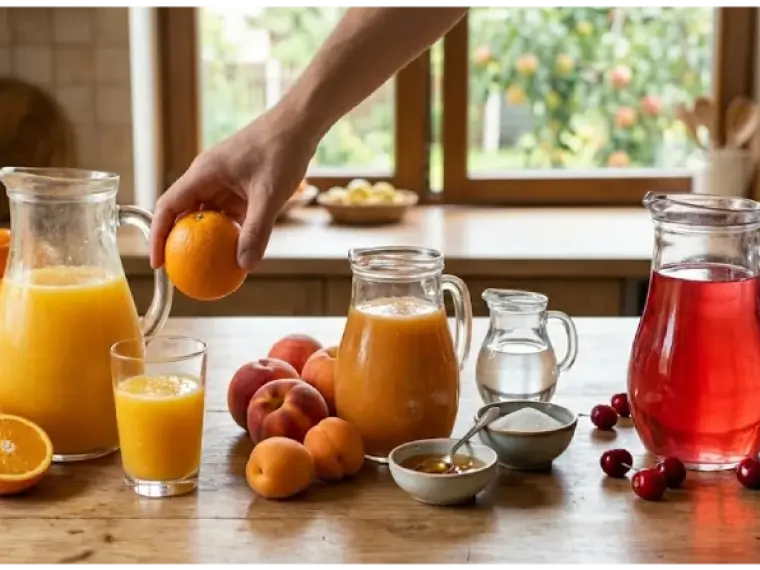تفاوت آب‌میوه ۱۰۰٪ طبیعی، نکتا