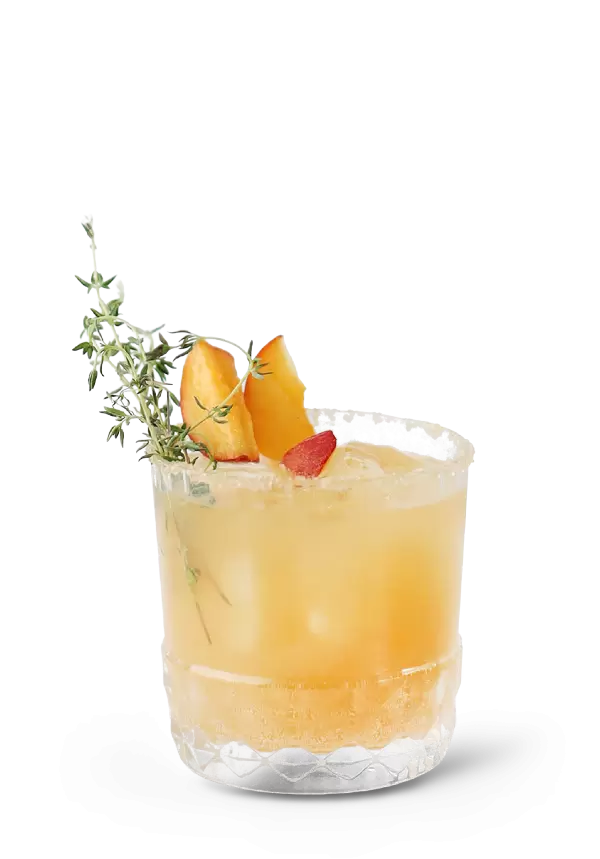 Peach on the beach