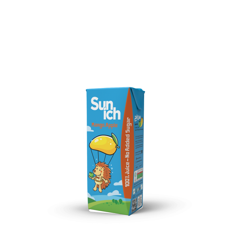 آب انبه سیب کودک