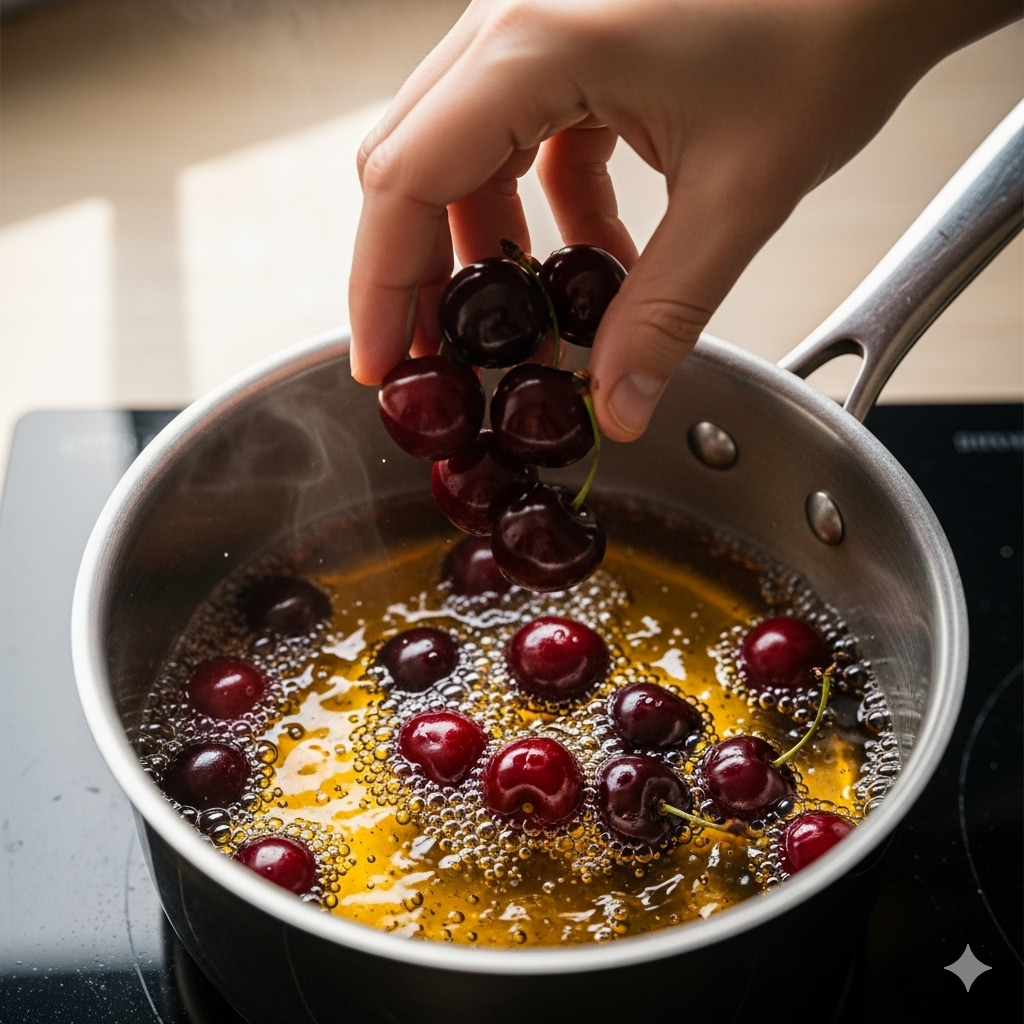 طرز تهیه مربای گیلاس خانگی